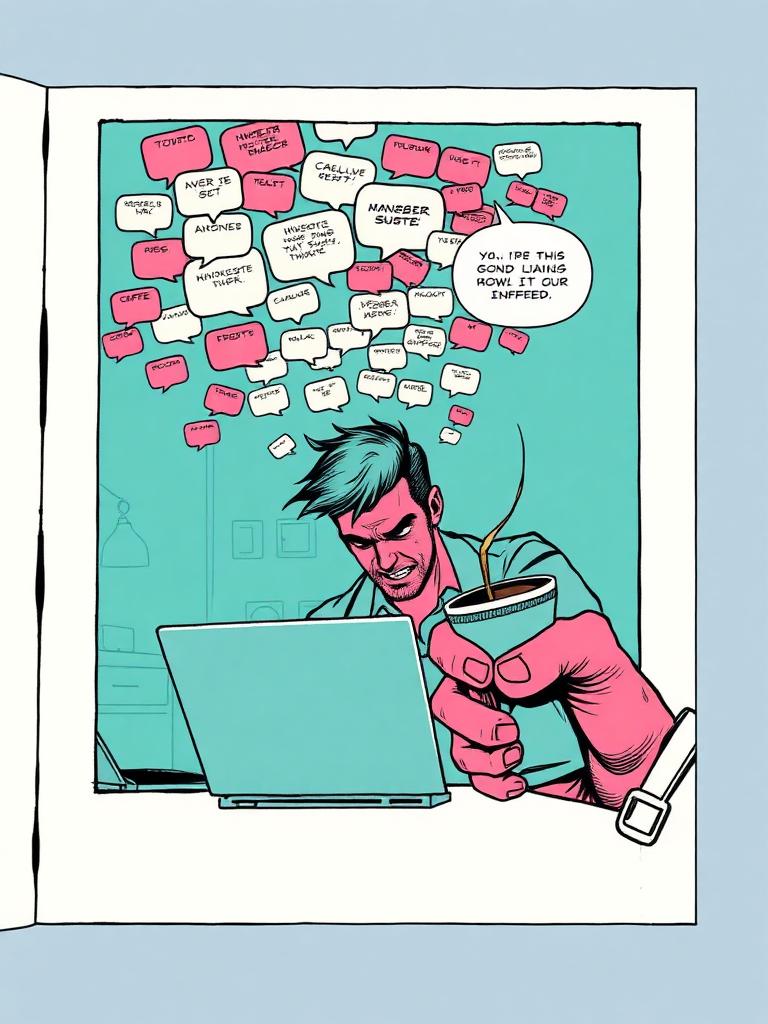 Neon Freelancer — page 2: The Conflict